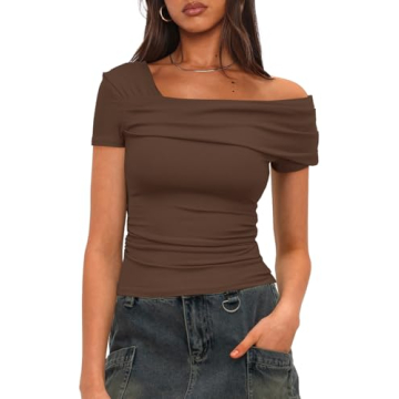 Darong Women Off Shoulder Top Stylish Summer Shirt