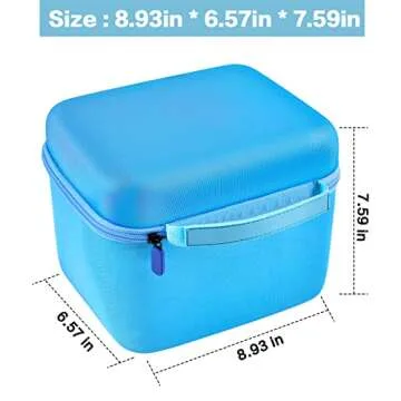 Case Comaptible with Toniebox Audio Player Starter Set and for Tonies Figures Characters. Toy Story Storage Organizer Carrying Holder for Headphones, Charging Station and Accessories (Box Only) -Blue