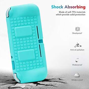 Grip Case for Switch Lite - Soft TPU Protective Cover