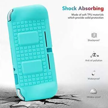 Grip Case for Switch Lite - Soft TPU Protective Cover