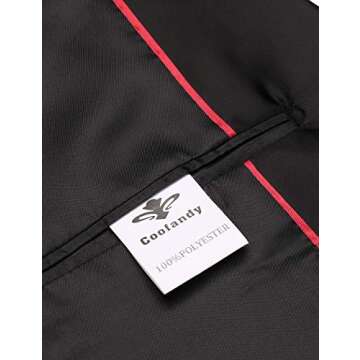 COOFANDY Mens Floral Tuxedo Jacket Embroidered Blazer Shawl Lapel Dress Suit Slim Fit for Christmas Prom Wedding Homecoming Party