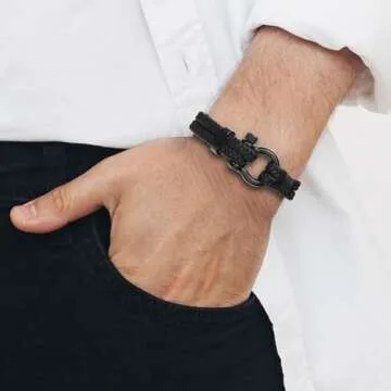 Sereney 13 Year Old Boy Adjustable Leather Bracelet