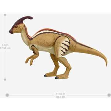 Mattel Jurassic World Parasaurolophus Dino Toy 20 Articulations