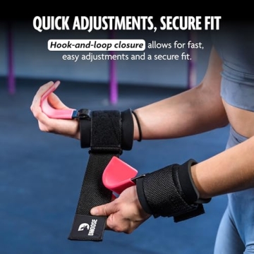 DMoose Weight Lifting Hooks for Ultimate Grip Support