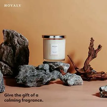 Luxury Lavender Soy Wax Candle | Perfect Gift for Her | 45 Hour Burn