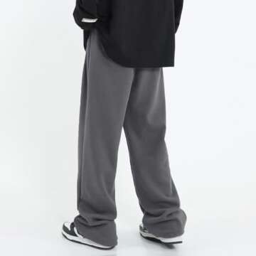 Stylish Womens Wide Leg Sweatpants Comfy Casual Joggers