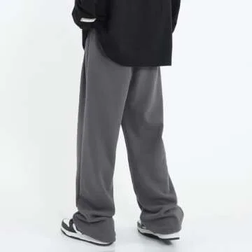 Stylish Womens Wide Leg Sweatpants Comfy Casual Joggers