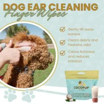 Natural Dog Dental Wipes for Healthy Teeth and Breath