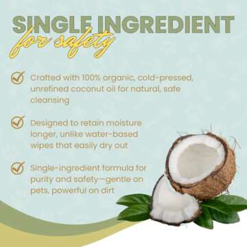 Natural Dog Dental Wipes for Healthy Teeth and Breath