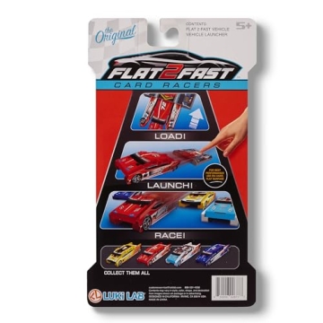 Flat 2 Fast Card Racers - Battery-Free Fun for Kids