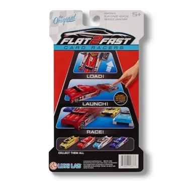 Flat 2 Fast Card Racers - Battery-Free Fun for Kids