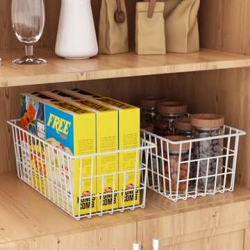 Freezer Organizer Bins for Efficient Food Storage