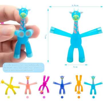 Magnetic Giraffe Fidget Toys for Kids - Safe Fun & Educational
