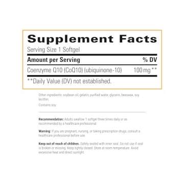 Integrative Therapeutics - CoQ10 (100mg) Coenzyme Q10 (Ubiquinone) Supplement - Supports Cardiovascu...