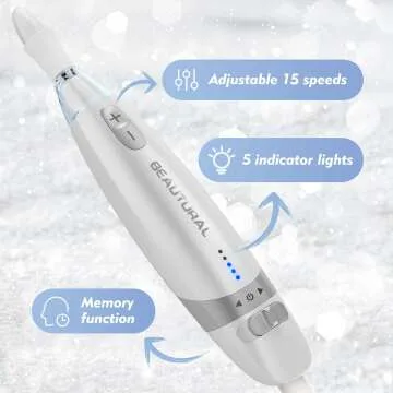 Beautural Electric Nail Drill Kit with 10 Attachments