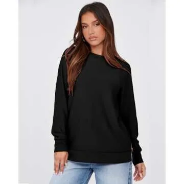 SimpleFun Casual Sweatshirts for Women Tunic Fall Pullover