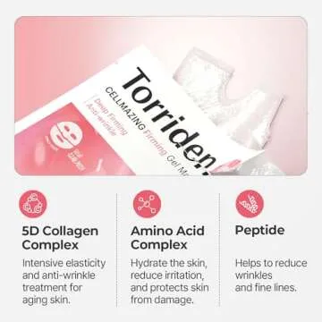 Torriden CELLMAZING Collagen Firming Gel Mask - 5D Complex