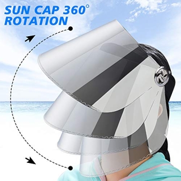 WAYCOM Sun Visor Hat Adjustable UPF 50+ Cap