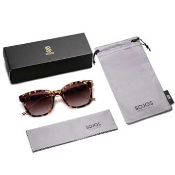 Classic SOJOS Square Polarized Sunglasses for All