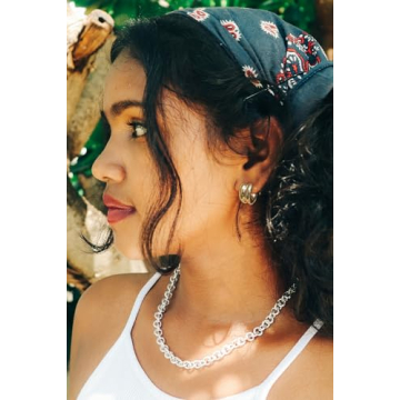 ABILITH Two Tone Hoop Earrings for Women Gold and Silver 18k Double Hoop Earrings 925 Sterling Silver Studs for Festival