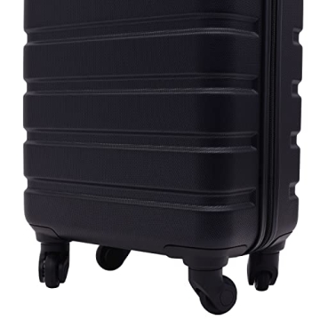 Wrangler Hardside Black 20" Carry-On Spinner Luggage
