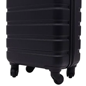 Wrangler Hardside Black 20" Carry-On Spinner Luggage