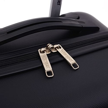 Wrangler Hardside Black 20" Carry-On Spinner Luggage