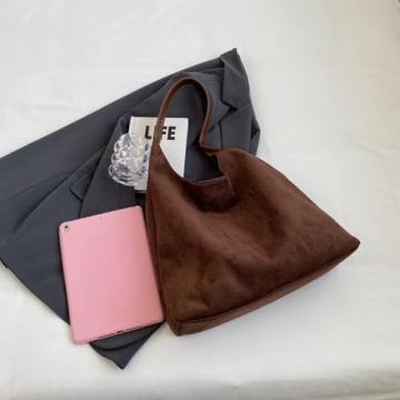 Stylish 2PCS Vintage Hobo Bag - Chic & Functional Brown Tote