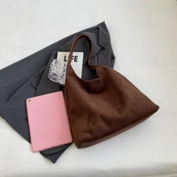 Stylish 2PCS Vintage Hobo Bag - Chic & Functional Brown Tote