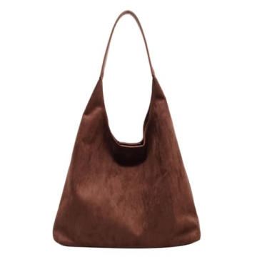 Stylish 2PCS Vintage Hobo Bag - Chic & Functional Brown Tote