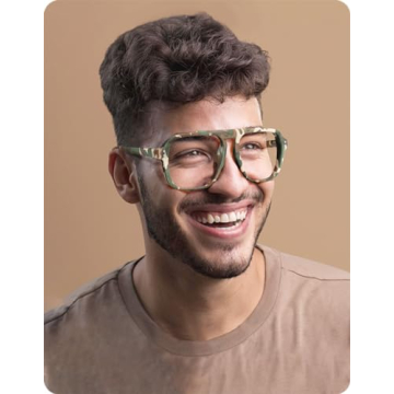 Stylish VOOGLAM Aviator Blue Light Blocking Glasses