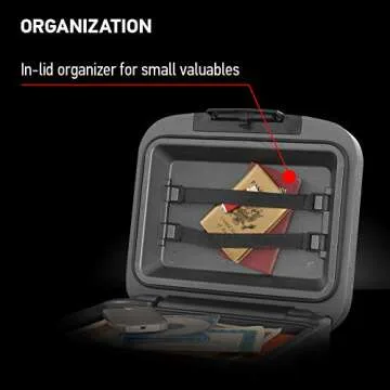 SentrySafe Fireproof & Waterproof Safe for Valuables