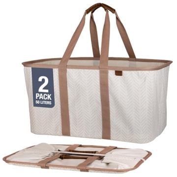 Collapsible Laundry Tote - Stylish & Space-Saving Solution