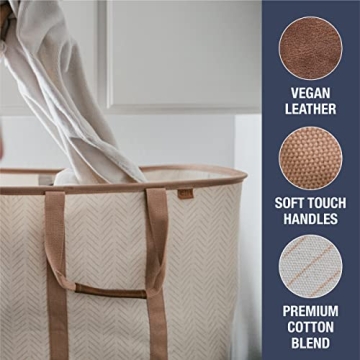Collapsible Laundry Tote - Stylish & Space-Saving Solution