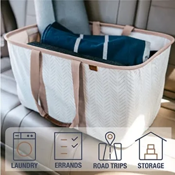 Collapsible Laundry Tote - Stylish & Space-Saving Solution