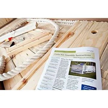 Build Your Own Simple Pine Casket Kit for Natural Burials