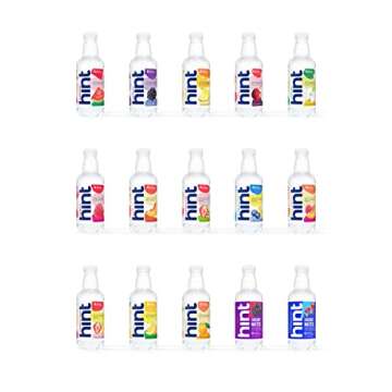 Hint Water Discovery Pack, 15 Bottles up to 15 Different Flavors, Zero Sugar, Zero Sweeteners, Zero Calories