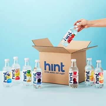 Hint Water Discovery Pack, 15 Bottles up to 15 Different Flavors, Zero Sugar, Zero Sweeteners, Zero Calories