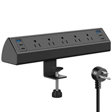Fast Charging Station with 4 USB-C Ports & 5 Outlets