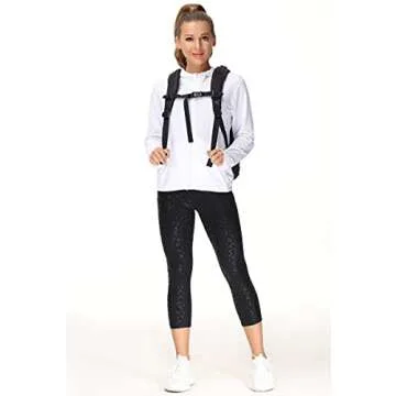 Thick High Waist Capri Yoga Pants with Pockets for Women