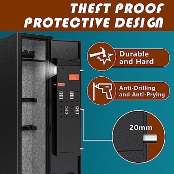 SAPITAL Biometric Gun Safe Secure Storage for Firearms