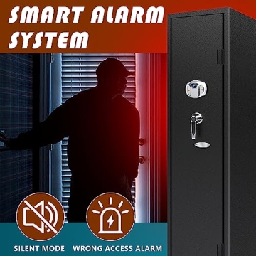 SAPITAL Biometric Gun Safe Secure Storage for Firearms