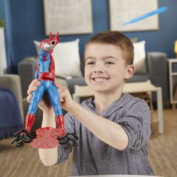 Marvel Spider-Man Thwip Blast Action Figure for Kids