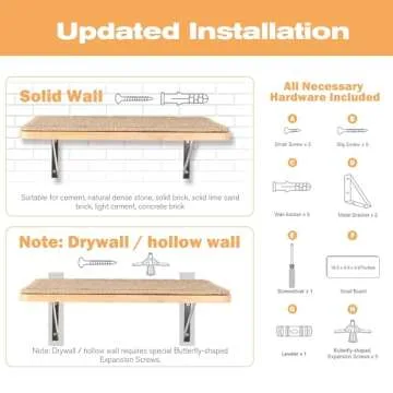 2PCS Cat Wall Shelves with Cat Scratching Mat, 16.6x9.7 Inch Large Cat Wall Hammock Cat Wall Furniture Cat Shelf Cat Window Perch Wall Mounted Beds for Sleeping, Playing, Climbing, Support to 30 LBS