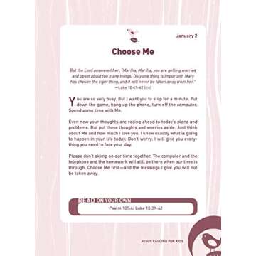 Jesus Calling: 365 Devotions for Kids (Girls Edition)