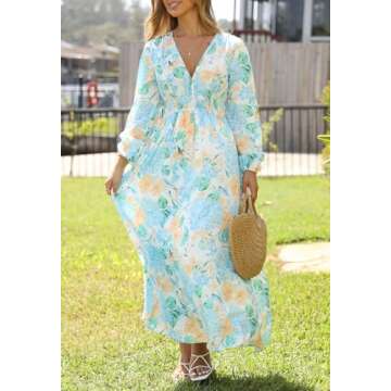 Sissyaki Floral Maxi Dress for Effortless Summer Style