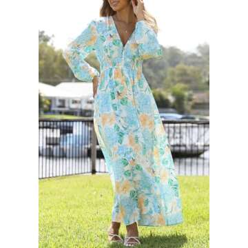 Sissyaki Floral Maxi Dress for Effortless Summer Style