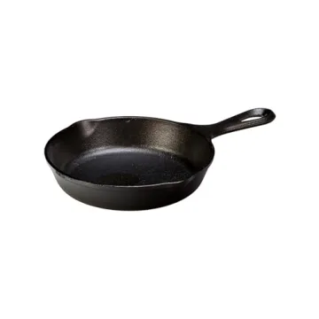 Lodge 6-1/2 Inch Cast Iron Pre-Seasoned Skillet for All Cooking Needs