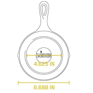 Lodge Pre-Seasoned Cast Iron Skillet for Perfect Cooking