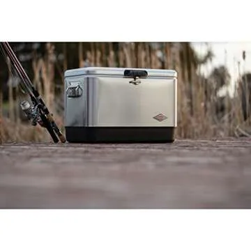 Coleman Cooler | Steel-Belted Cooler Keeps Ice Up to 4 Days | 54-Quart Cooler for Camping, BBQs, Tailgating & Outdoor Activities